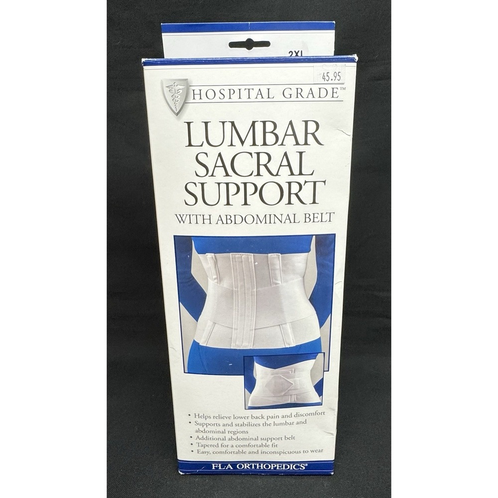 FLA Orthopedics Hospital Grade 2X Back Lumbar Sacral Support Universal 45"-48"